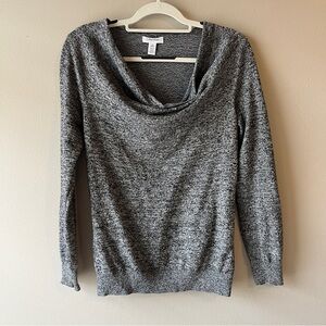 Calvin Klein Gray Cowl Neck Sweater
